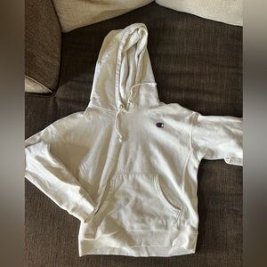 White Champion Hoodie